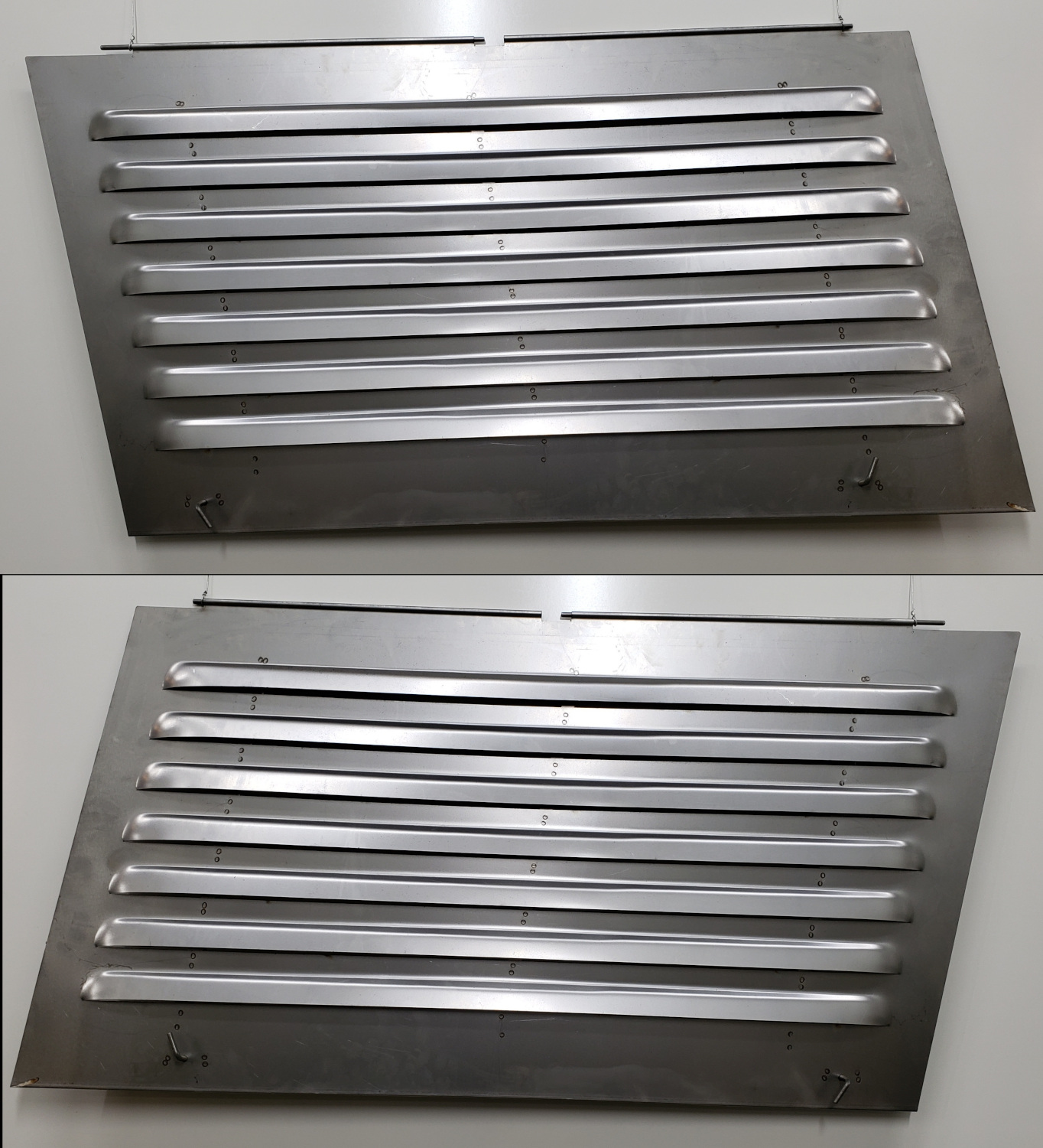 66 louvered panels pair